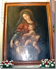 Il quadro della Madonna del Carmelo