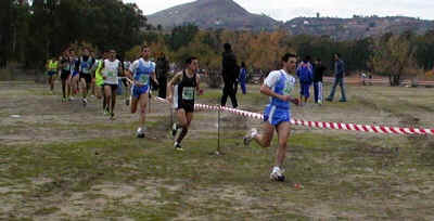 Atleti ai campionati regionali di corsa campestre