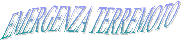 EMERGENZA TERREMOTO